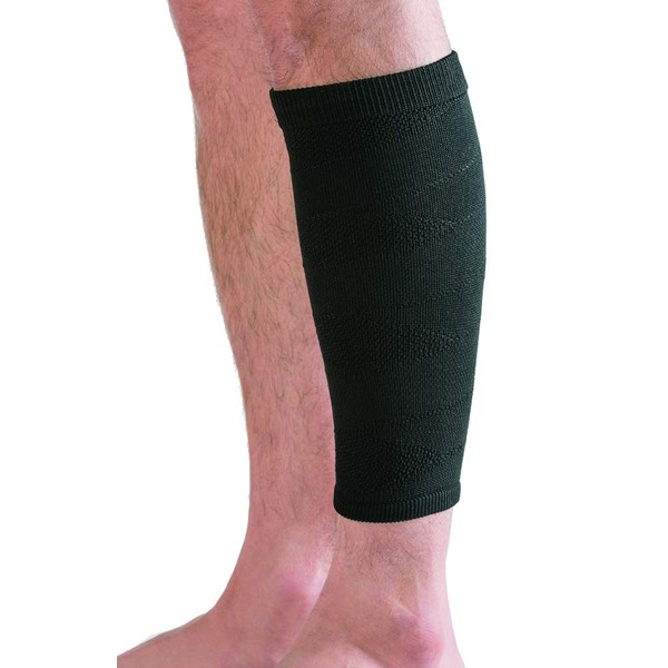 Bonbone Calf Supporter, Line-Up Supporter (Sports) Calf, Pack of 2, Black M