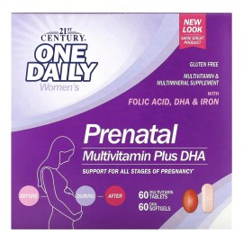 21st Century Stuart Prenatal Con Dha 2pack 60tabs/60caps Sfn