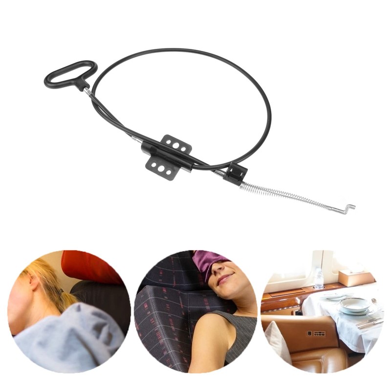 Zerodeko Recliner Cable Handle Kit Recliner Cord Replacement Carbon Steel