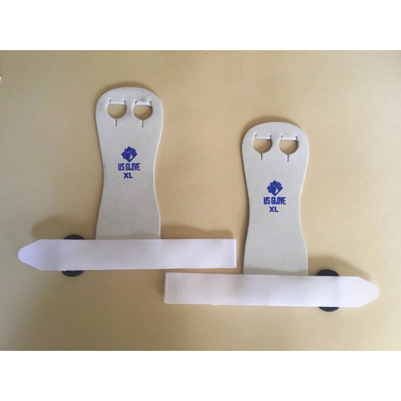 US GLOVE BEGINNER GYMNASTICS HOOK & LOOP HAND GRIPS, X-LARGE,