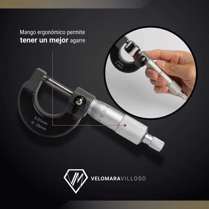 Micrometro Exterior 0 a 25 mm 405006 OBI