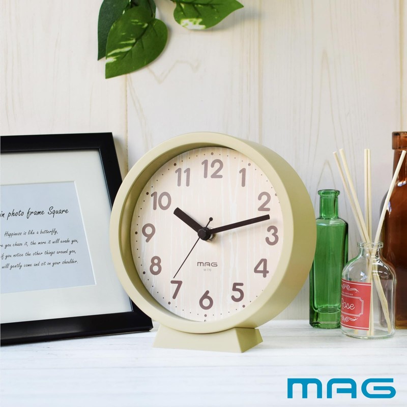 Mag Small Compact Wall Clock, Wall Clock, Table Clock, Dual