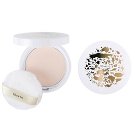 10ve to UV Powder, SPF50+/PA+++, 0.3 oz (10 g), Semi-Matte, UV Care, Pressed Powder, Charity, Donation, Unscented (Clear, Main Unit)