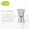 True Big Jig Cocktail Measuring Jigger for Bartending, Durable Stainless