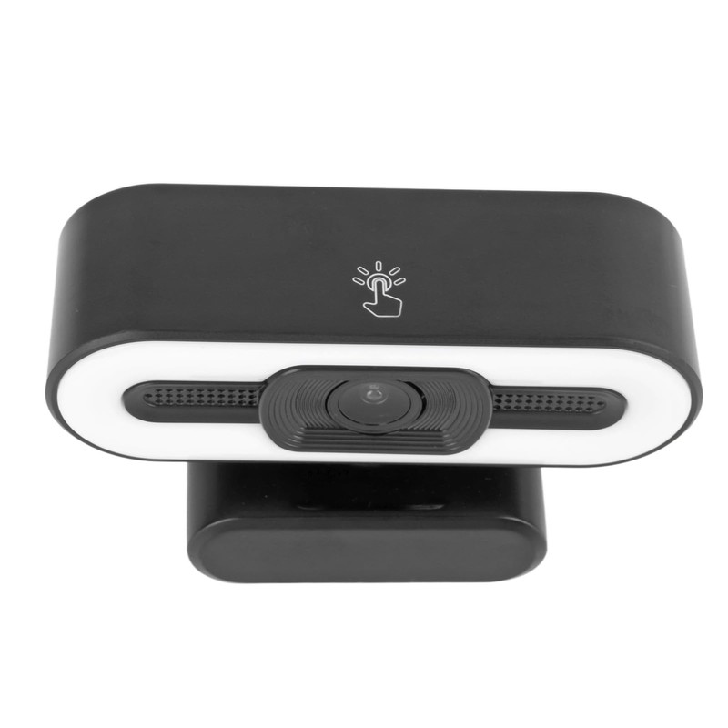 1080P Webcam with Microphones and Speakers, Digital High Definition USB