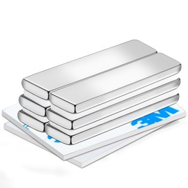 Strong Magnets, Super Strong Magnets, 1.6 x 0.4 x 0.1 inches (40 x 10 x 3 mm), Double Sided