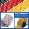 Glarks 2 Yards Sew Stitch on Spike Stud Bullet Cone
