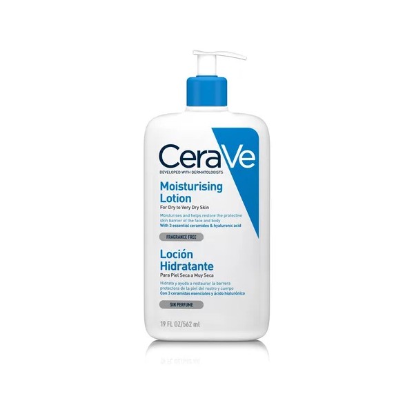 Loción para cuerpo CeraVe en botella con pump de 562ml