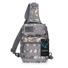 G4Free Tactical Sling Bag Backpack Military Rover Shoulder Sling Pack Molle EDC Small Crossbody Chest Pack