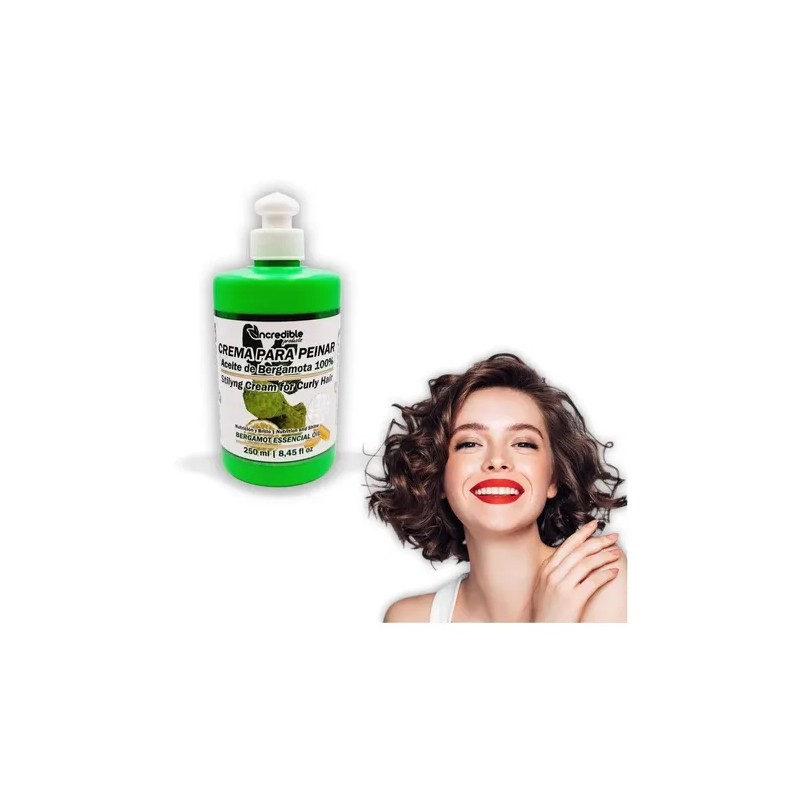 Crema Para Peinar Rizos Con Bergamota Y Colageno 250 Ml