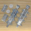2 Sets of Concealed Invisible Kitchen Cabinet Hangers,Adjustable Wall Mounted