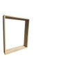 SUNBELT Natural Poplar Wood Floater Frame for 1.5" Deep Canvas