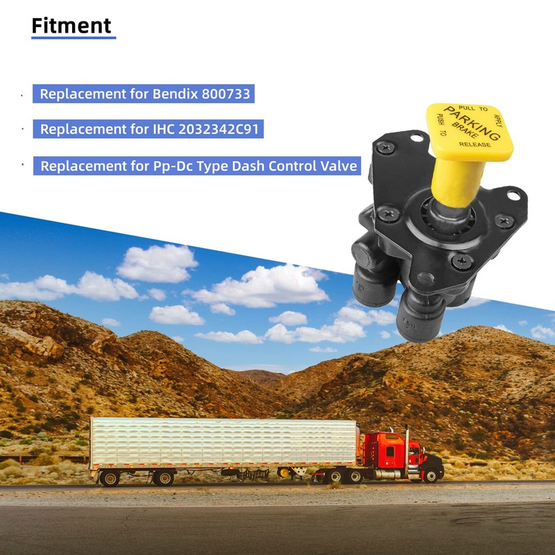 Dash Control Brake Valve Parking Brake Valve Replacement for Bendix