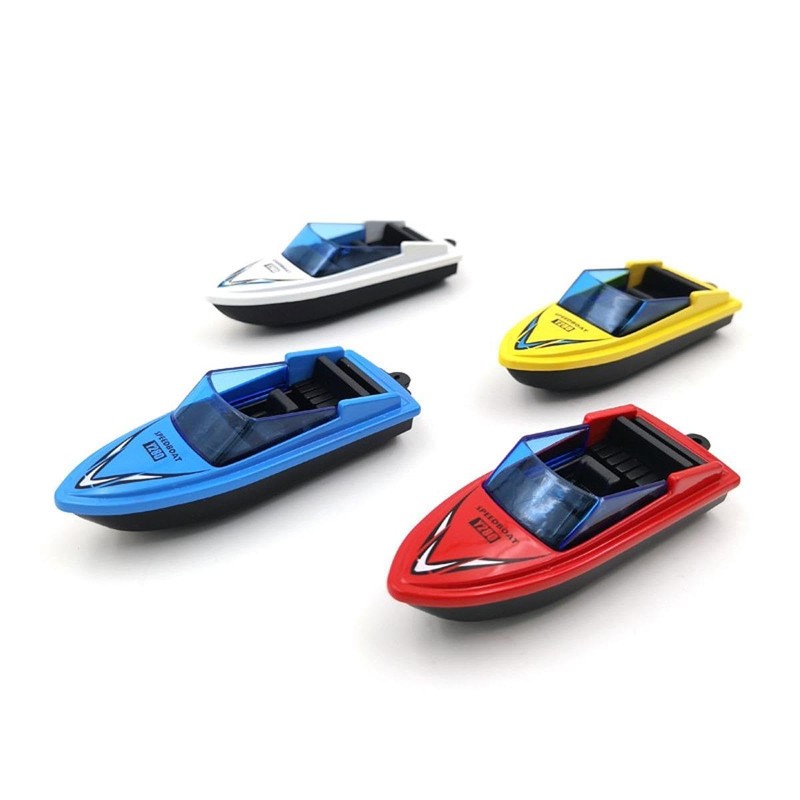 LOVIVER Mini Motorboat Model, Alloy Simulation Speedboat Educational Toy, Micro