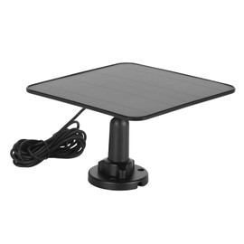 Arlo Pro 5S Camera Solar Panel, 12 W Waterproof Charger with Adjustable Bracket, 9.8 Feet Long Cable, for Outdoor Safety (BLACK)