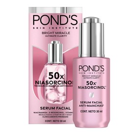 POND'S Sérum Facial 50x Bright Miracle con Niasorcinol Anti-manchas, 30gr