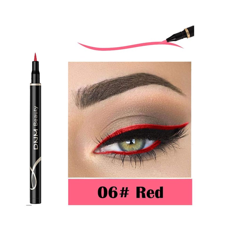 Cat Eye Makeup Waterproof Neon Colorful Liquid Eyeliner Pen Make