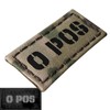 Multicam O POS - Parche táctico infrarrojo de tipo sangre,