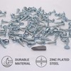 SKIR'CO (200 Pieces) Galvanised Self Drilling Screws 4.2 x 19mm