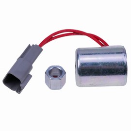 Holdia Valve Coil 6666547 6676566 6717706 10V Compatible with Bobcat A220 A300 S220 S250 S300 T190 T200 T250 T300 751 753 763 773 853 863 864 873 883 963