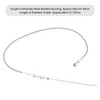 36in Stainless Steel Braided Throttle Gas Cable Wire Fits for