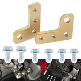 Copper Extreme Duty Battery Terminal Kit fit for Jeep Wrangler JL & Gladiator JT 2018 2019 2020 2021 2022 2023 2024 2025 (2-Pack)