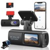 UNITOPSCI 4K Dash Cam Front and Rear, WiFi Dash Cam