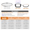 6.5 inch Tempered Glass Lid with Stainless Steel Handle, Versatile