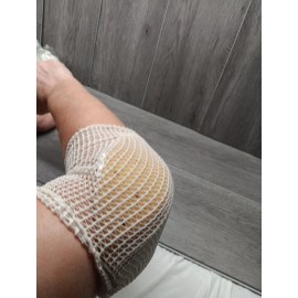 Unbranded Heel And Elbow Protector Mesh & Foam Cup ~  Size Lg.  6" x 3.5" Stretch Nettting