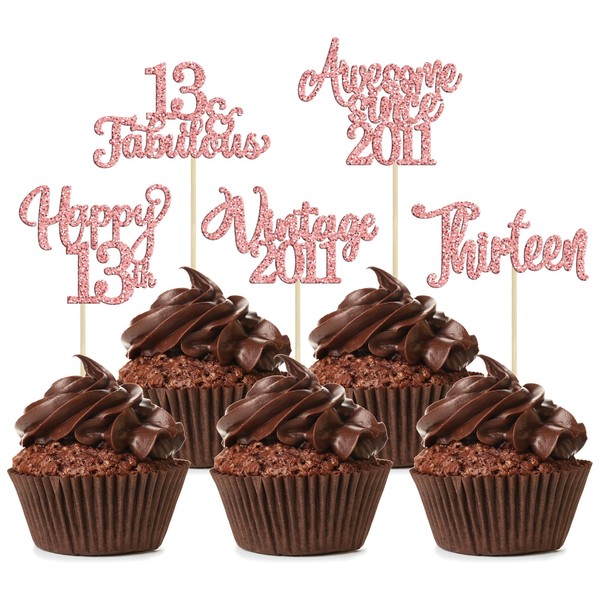 30 piezas de decoración clásico para cupcakes de 2010, con