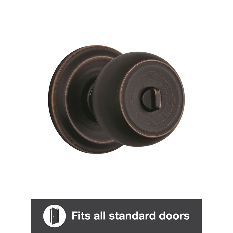 BRINKS - Stafford Privacy Locking Door Knob Set Bedrooms Bathrooms,