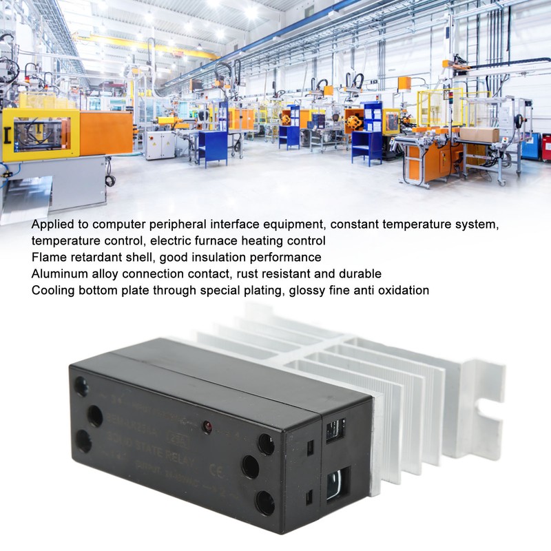 BERM AC to AC Solid State Relay ABS Aluminum Alloy
