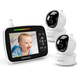 Kidsneed Baby Monitor with 2 Cameras