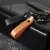 DGHYDZ Genuine Leather Keychain Strap for Car Home Key Ring