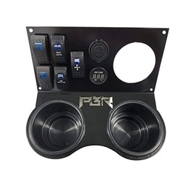 PBR Products fits Honda Pioneer 1000 5 switches 2 outlet cup holder 3" Radio PROJECT PBR EDITION Complete fits 2016-2021