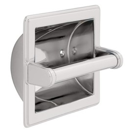 Franklin Brass 9097PC - Soporte empotrable para papel con bordes biselados