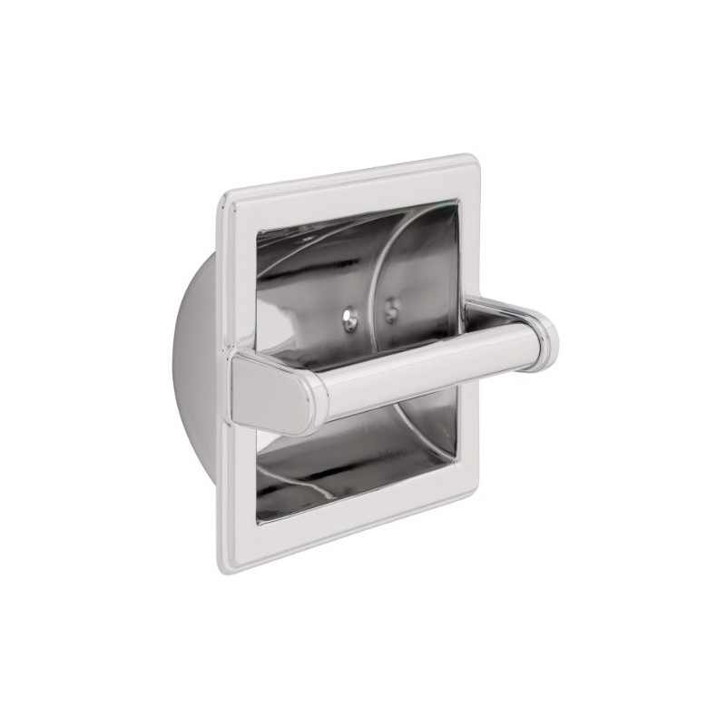 Franklin Brass 9097PC - Soporte empotrable para papel con bordes