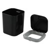 Guankan 2 L Tiny Countertop Garbage Bin, Mini Plastic Desktop