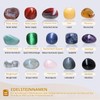 Colourful gemstone set, large 330 g, gemstones large 2-3 cm,