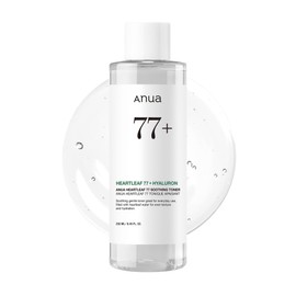 ANUA Anua Heartleaf 77 Soothing Toner I pH 5.5 Trouble Care, Calming Skin, Refreshing, Hydrating, Purifying, Cruelty Free, Vegan,(250ml / 8.45 fl.oz.)