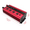 LVYUAN Power Inverter with 4 AC Outlets, LCD Display, Wireless