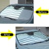 car-attention US Flag Car Windshield Sun Shade Foldable Cover Visor