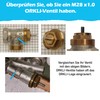BLUMKRAFT 2 Pcs Metal Radiator Adapter M28 x 1.0 -