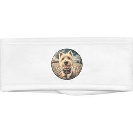 'Smiling West Highland Terrier' Beauty Head Band/Hair Band (HB00036591)
