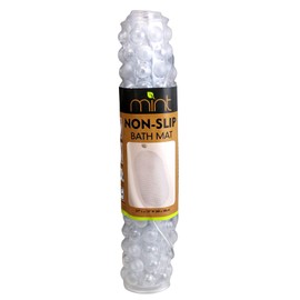 Clear Bathroom Tub & Bath Mat Premium Vinyl Dotted Bubble Cushion Spa Quality Anti-Slip 15" x 27"