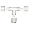 Flair-It 16820 Plastic Tee, 0.5