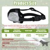 Dog Muzzle, Soft Adjustable Dog Muzzle with Reflective Strap Pet