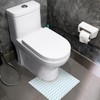 Tinideya 100 Pcs Disposable Toilet Commode Mat U Shaped Deodorizing