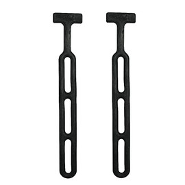 2 x Rubber Strip Rubber Band for Car Trailer Tarpaulin Trailer Tarpaulin Black 260 mm