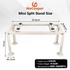 WeCooper Mini Split Ground Stand for 9000-24000 BTU Ductless AC